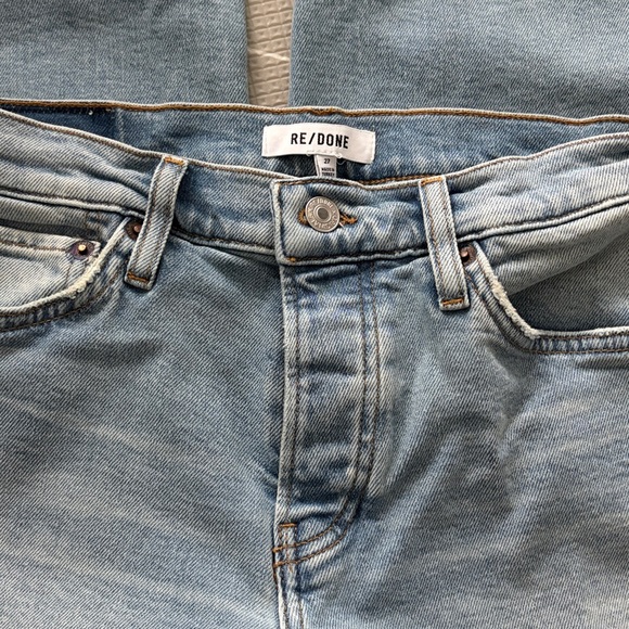 RE/DONE Midrise Wide Leg Crop Jeans - Picture 5 of 5